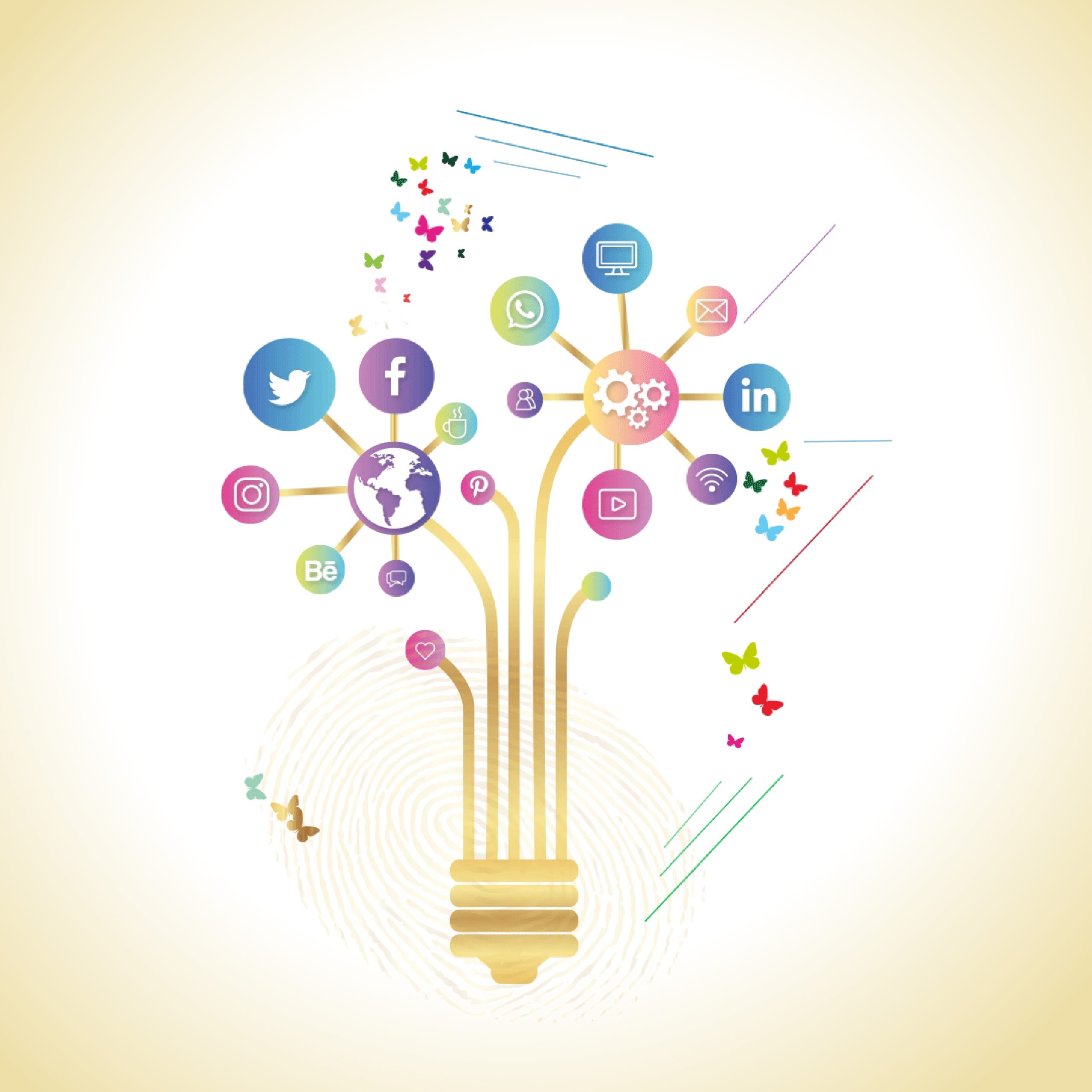 SOCIAL MEDIA MANAGEMENT-Butterfly